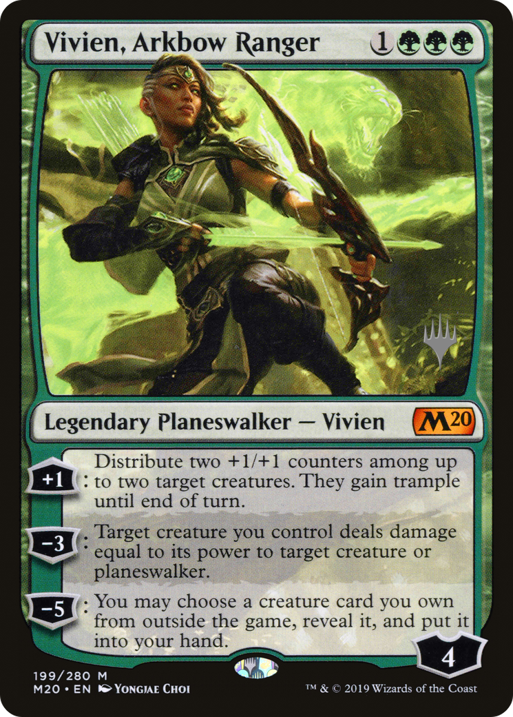 Vivien, Arkbow Ranger (PPM20-199P) [Core Set 2020 Promos] MTG Single Wizards of the Coast