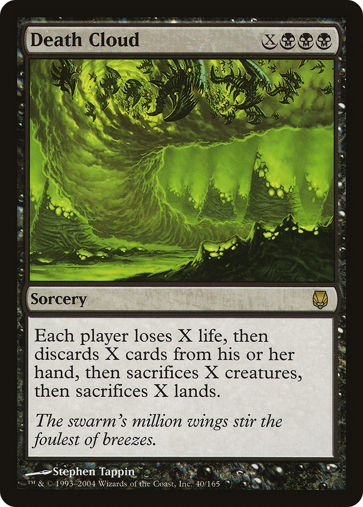 Death Cloud (DST-040) [Darksteel] Foil MTG Single Wizards of the Coast