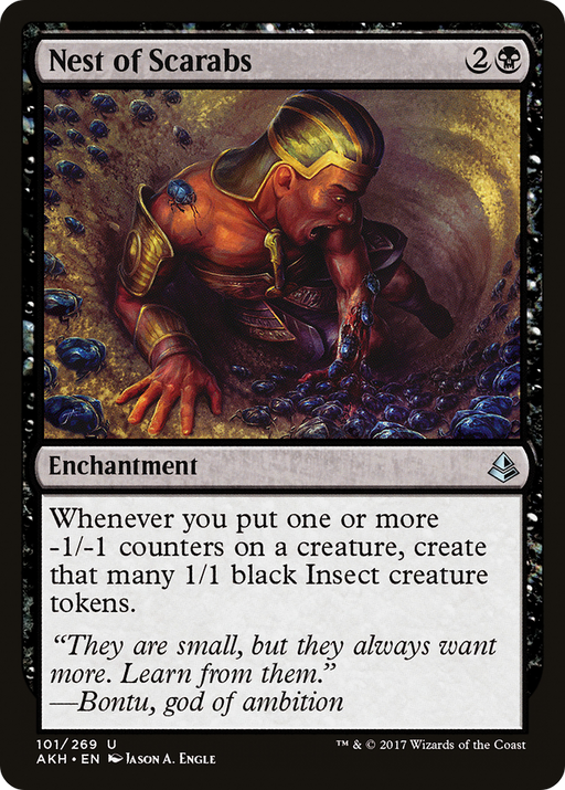 Nest of Scarabs (AKH-101) [Amonkhet] Foil MTG Single Wizards of the Coast