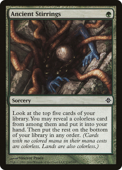 Ancient Stirrings (ROE-174) [Rise of the Eldrazi] MTG Single Wizards of the Coast
