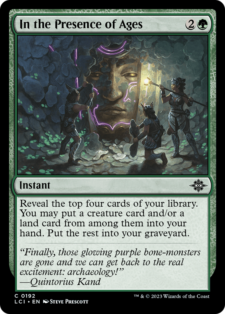 In the Presence of Ages (LCI-192) [The Lost Caverns of Ixalan] MTG Single Wizards of the Coast