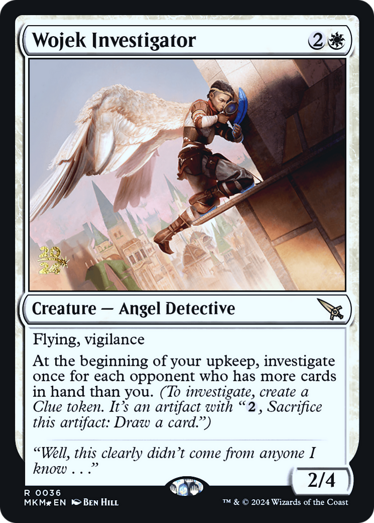Wojek Investigator (PRE-036) [Murders at Karlov Manor Promos] Foil MTG Single Wizards of the Coast