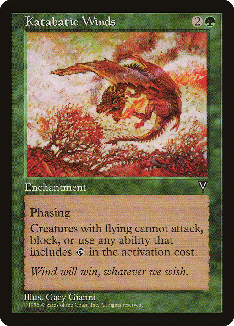Katabatic Winds (VIS-) [Visions] MTG Single Wizards of the Coast