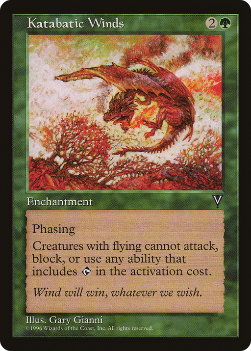 Katabatic Winds (VIS-) [Visions] MTG Single Wizards of the Coast