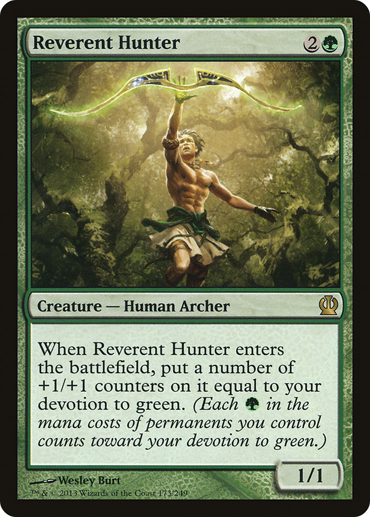 Reverent Hunter (THS-173) [Theros] MTG Single Wizards of the Coast
