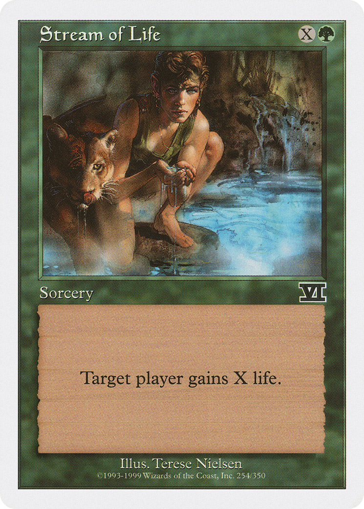 Stream of Life (6ED-254) [Classic Sixth Edition] MTG Single Wizards of the Coast