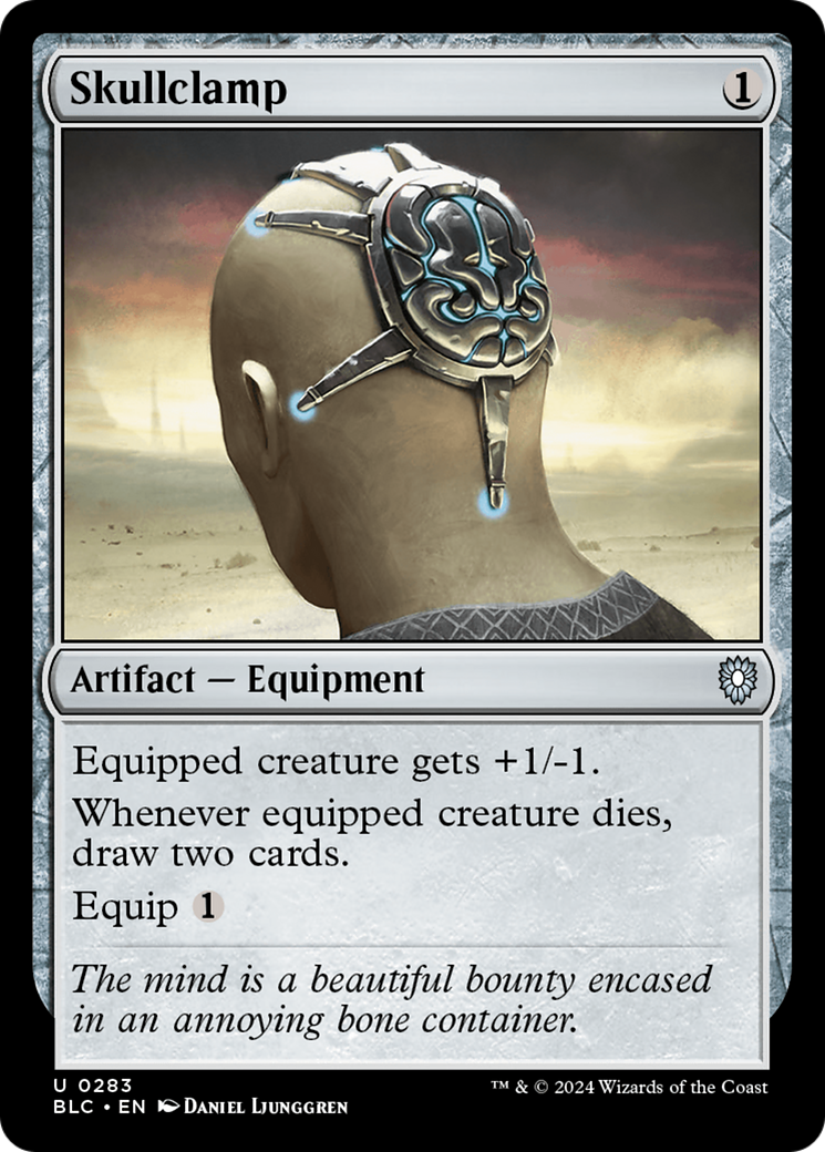 Skullclamp (BLC-283) [Bloomburrow Commander] MTG Single Wizards of the Coast