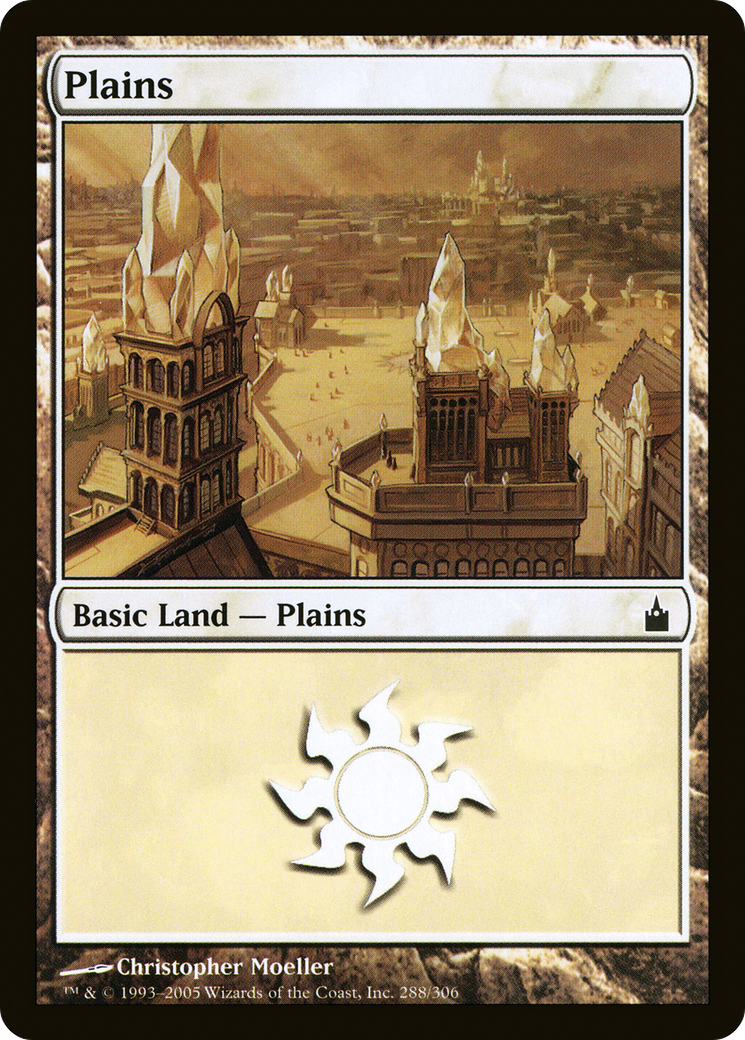 Plains (RAV-288) [Ravnica: City of Guilds] Foil MTG Single Wizards of the Coast