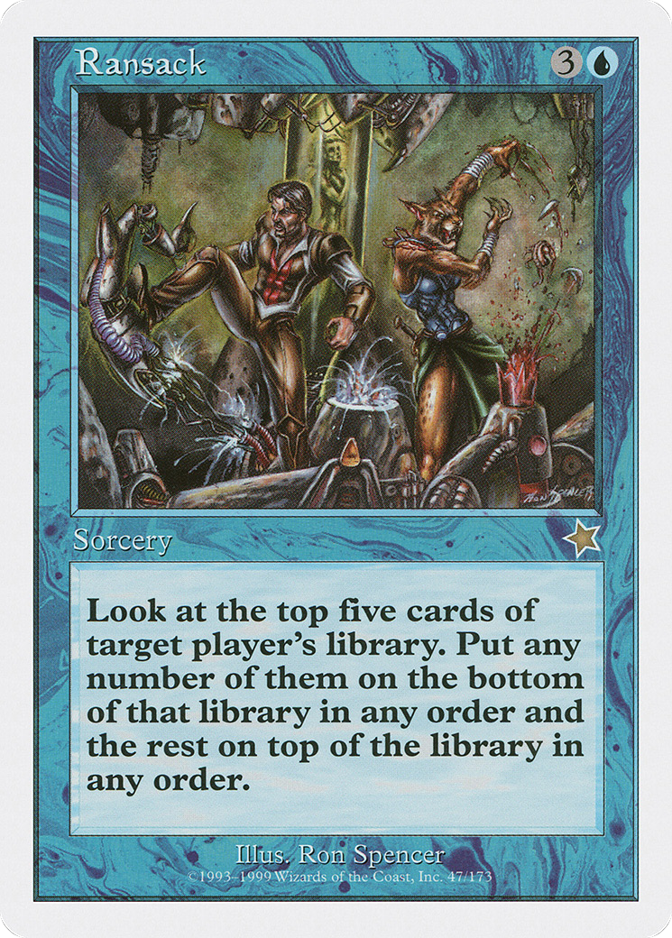 Ransack (S99-047) [Misc] Starter 1999 MTG Single Wizards of the Coast