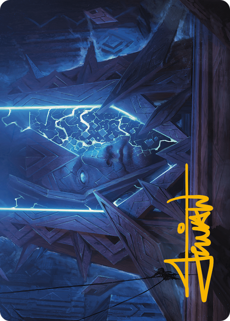 Stone Idol Generator Art Card (Gold-Stamped Signature) [Art Series] Modern Horizons 3 MTG Single Magic: The Gathering