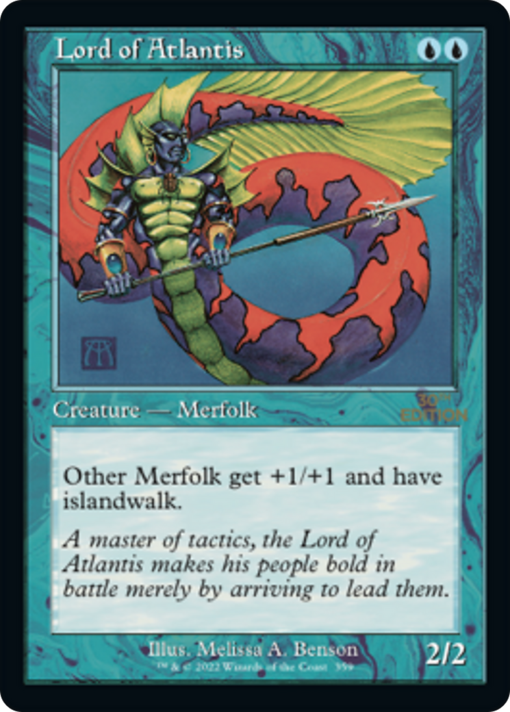 Lord of Atlantis (30A-359) [30th Anniversary Edition] MTG Single Wizards of the Coast