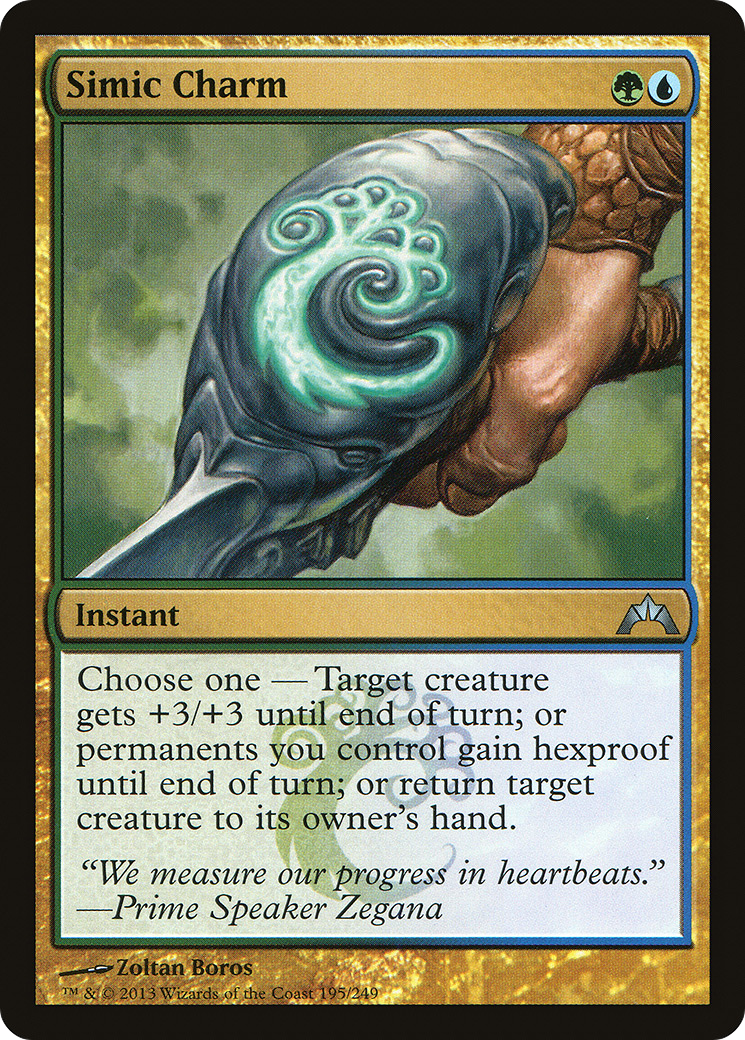 Simic Charm (GTC-195) [Gatecrash] Foil MTG Single Wizards of the Coast
