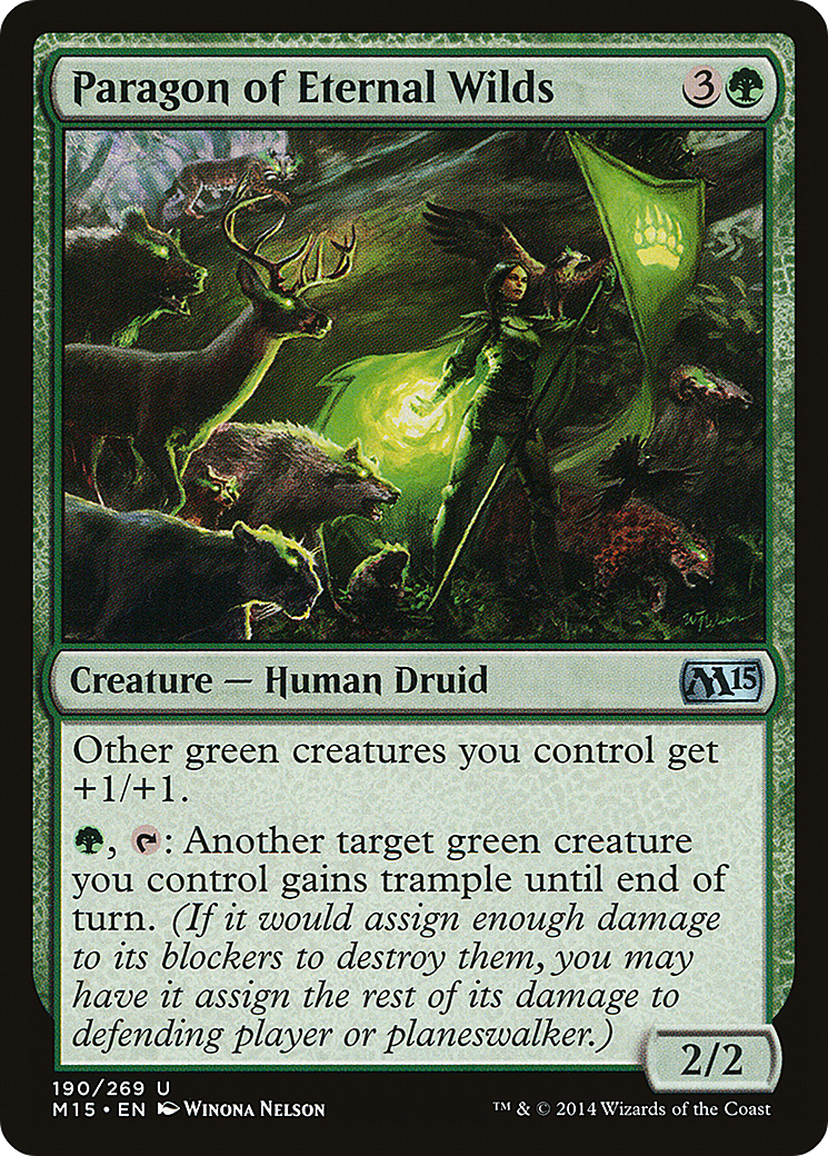 Paragon of Eternal Wilds (M15-190) [Magic 2015] MTG Single Wizards of the Coast