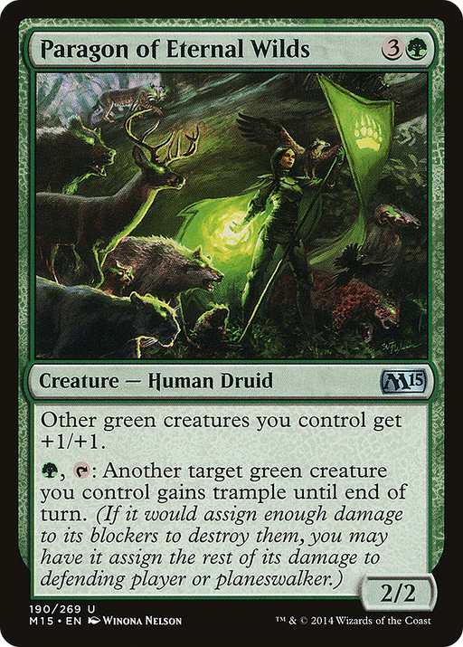 Paragon of Eternal Wilds (M15-190) [Magic 2015] MTG Single Wizards of the Coast