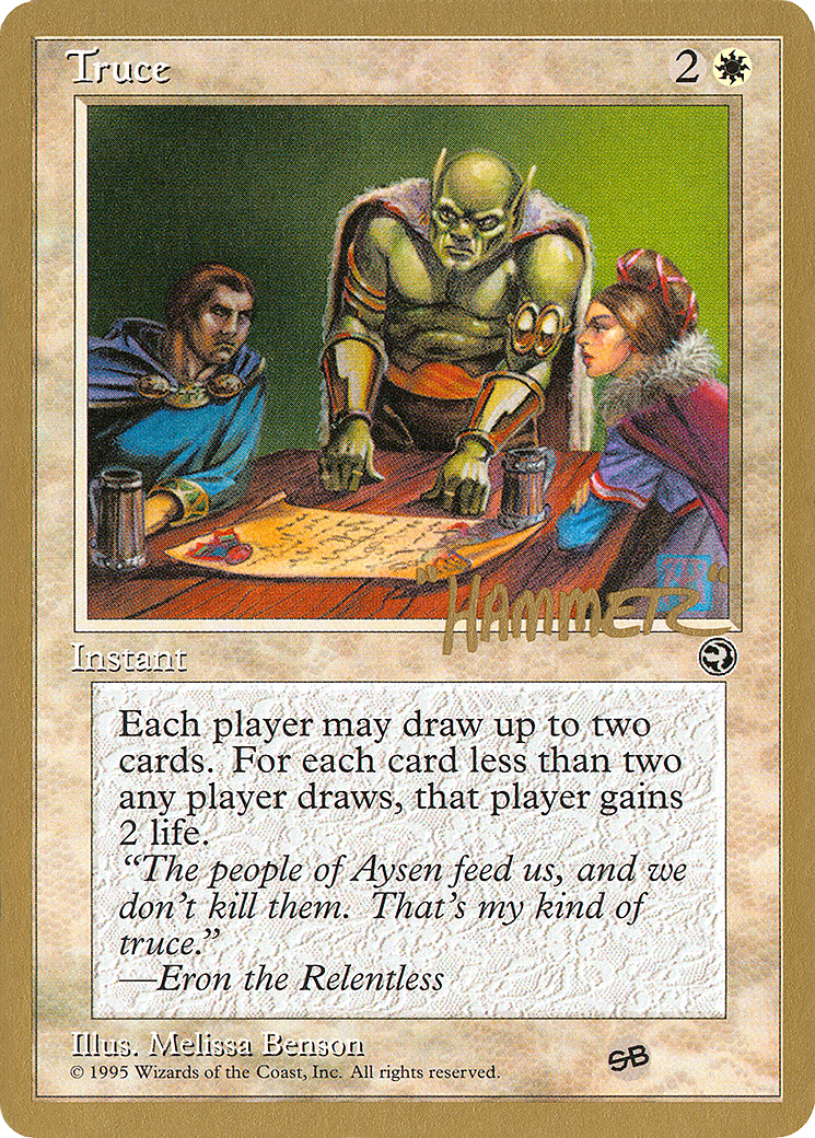 Truce (WCD-SHR20SB) [Misc] Pro Tour Collector Set MTG Single Wizards of the Coast