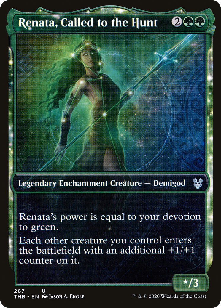 Renata, Called to the Hunt (THB-267) [Theros Beyond Death] (Showcase) Foil MTG Single Wizards of the Coast