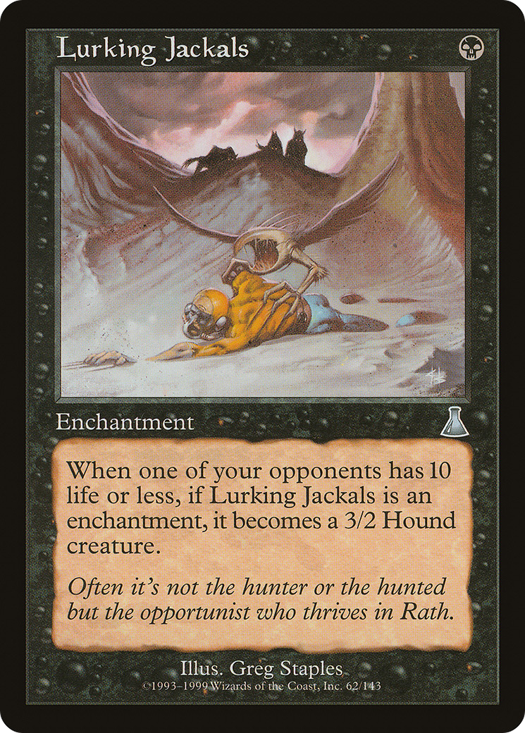 Lurking Jackals (UDS-062) [Urza's Destiny] Foil MTG Single Wizards of the Coast