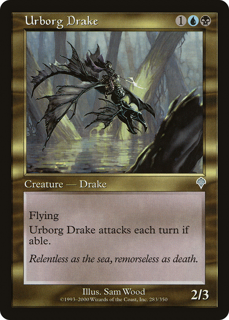 Urborg Drake (INV-283) [Invasion] Foil MTG Single Wizards of the Coast