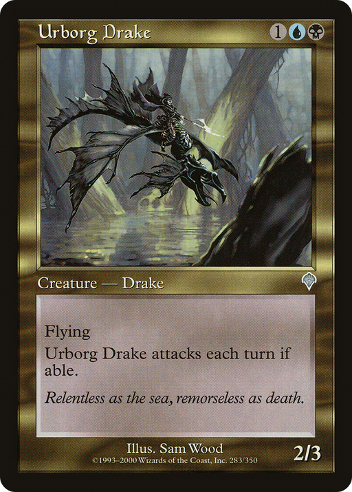 Urborg Drake (INV-283) [Invasion] MTG Single Wizards of the Coast