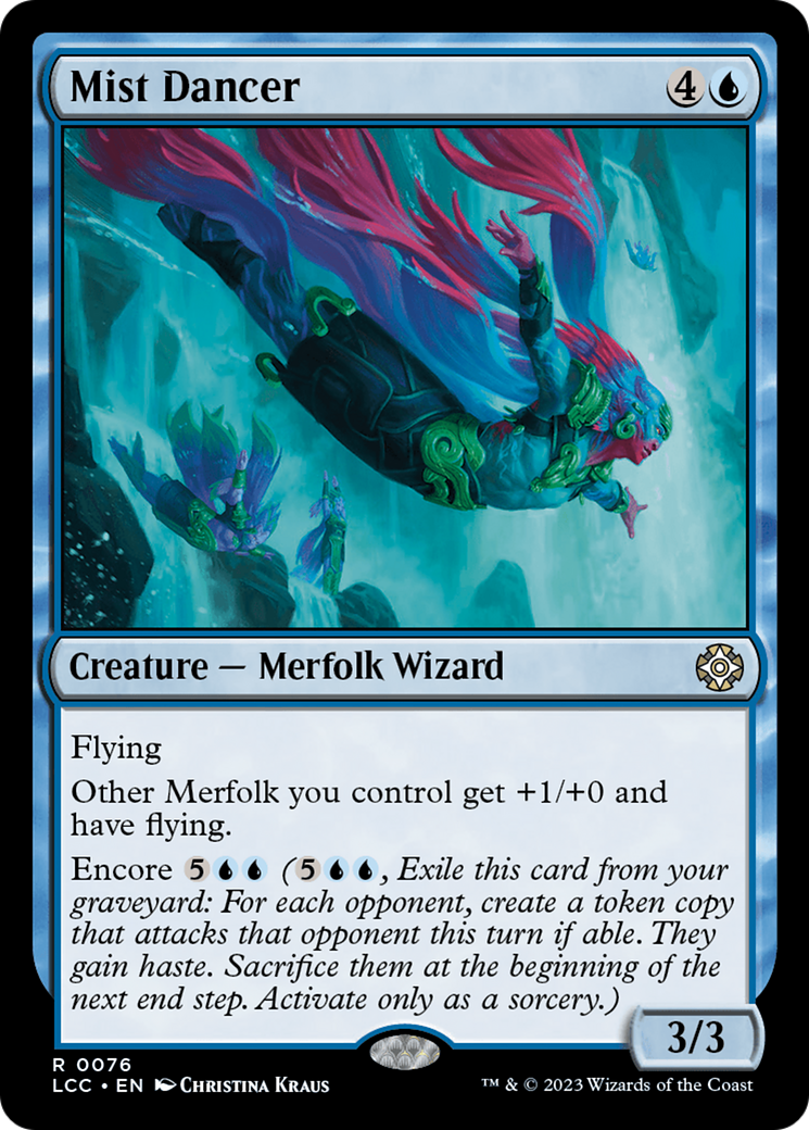 Mist Dancer (LCC-076) [The Lost Caverns of Ixalan Commander] MTG Single Wizards of the Coast