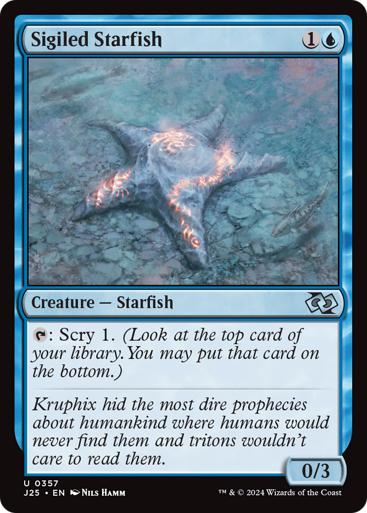 Sigiled Starfish (J25-357) [Foundations Jumpstart] MTG Single Wizards of the Coast