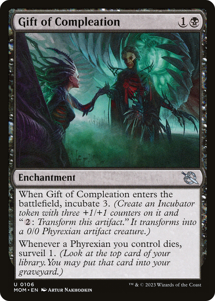 Gift of Compleation (MOM-106) [March of the Machine] MTG Single Wizards of the Coast