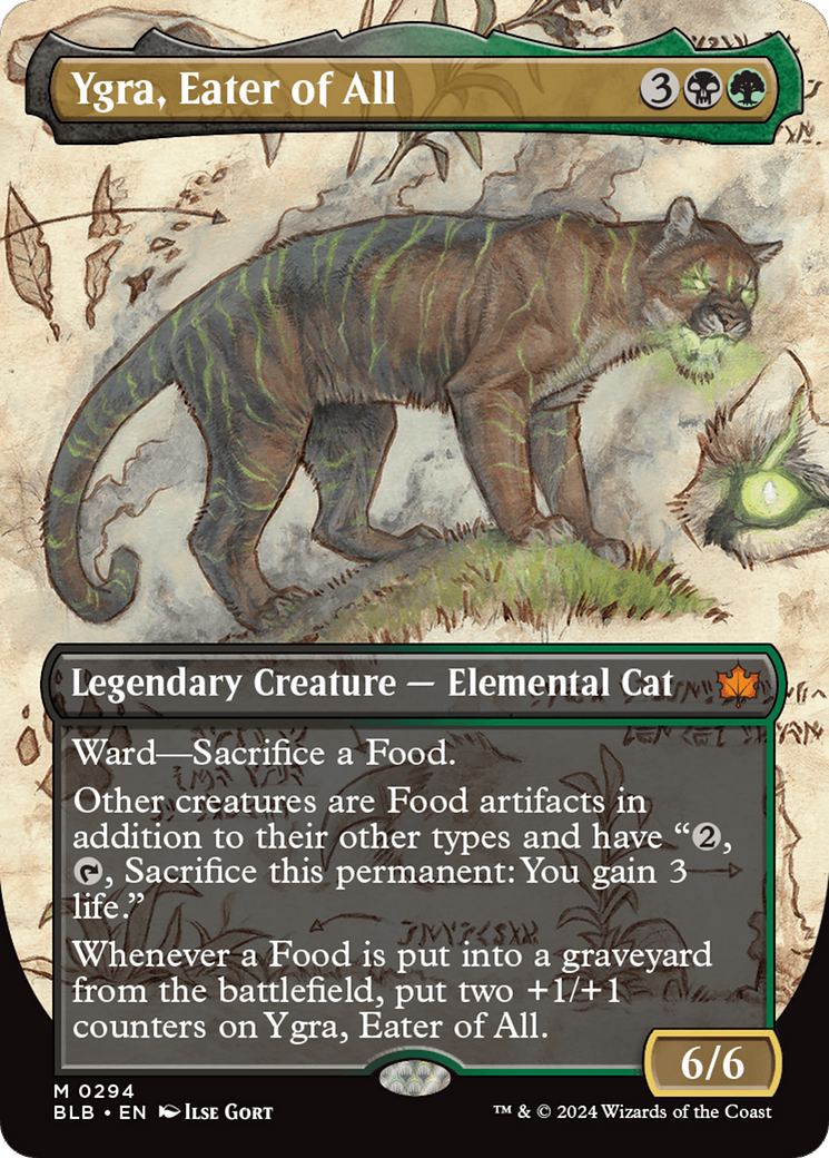 Ygra, Eater of All (Borderless) [Bloomburrow] MTG Single Magic: The Gathering