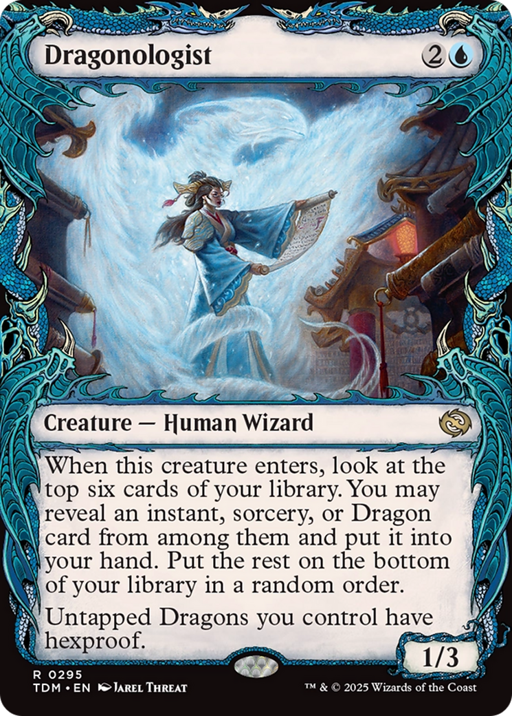 Dragonologist (TDM-295) [Tarkir: Dragonstorm] (Showcase) MTG Single Wizards of the Coast