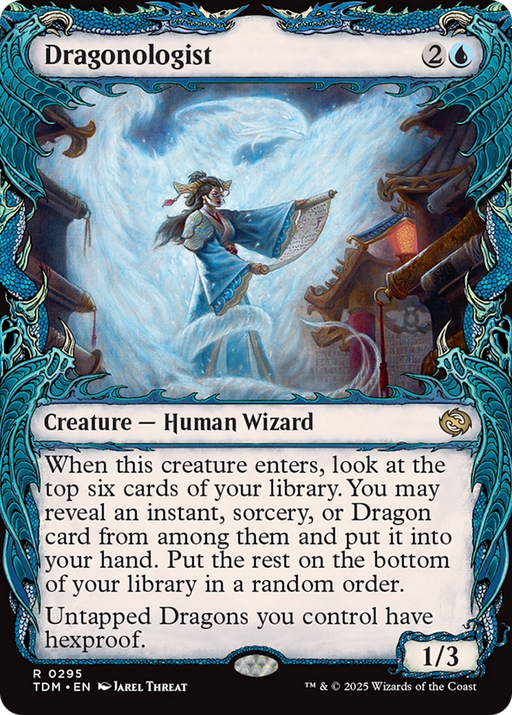 Dragonologist (TDM-295) [Tarkir: Dragonstorm] (Showcase) MTG Single Wizards of the Coast