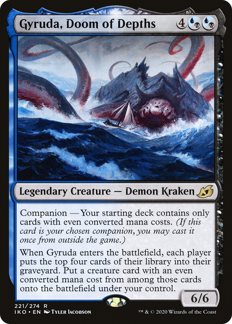 Gyruda, Doom of Depths (IKO-221) [Ikoria: Lair of Behemoths] MTG Single Wizards of the Coast