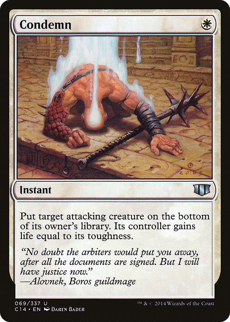 Condemn (C14-069) [Commander 2014] MTG Single Wizards of the Coast