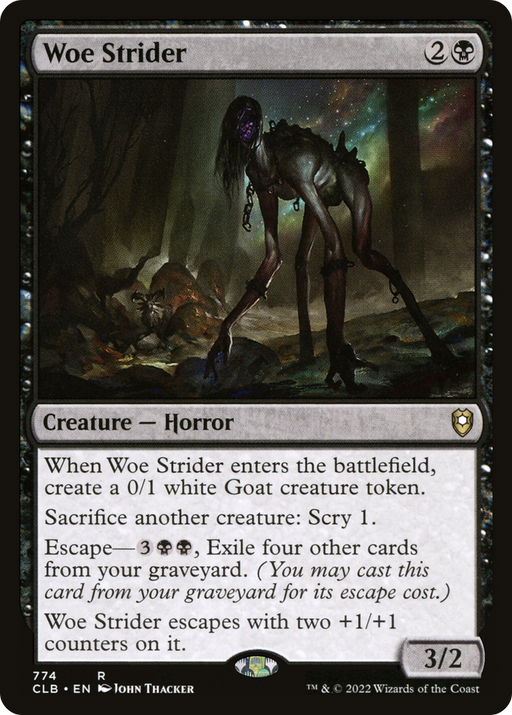 Woe Strider (CLB-774) [Commander Legends: Battle for Baldur's Gate] MTG Single Wizards of the Coast