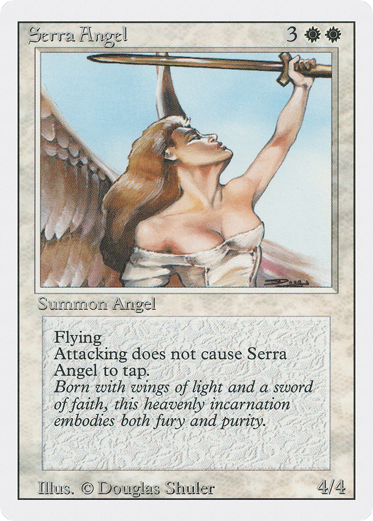 Serra Angel (3ED-040) [Revised Edition] MTG Single Wizards of the Coast