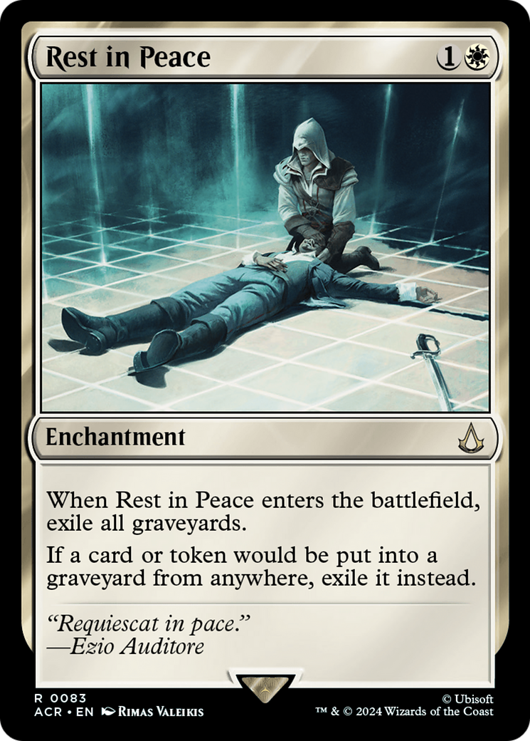 Rest in Peace (ACR-083) [Assassin's Creed] Foil MTG Single Wizards of the Coast