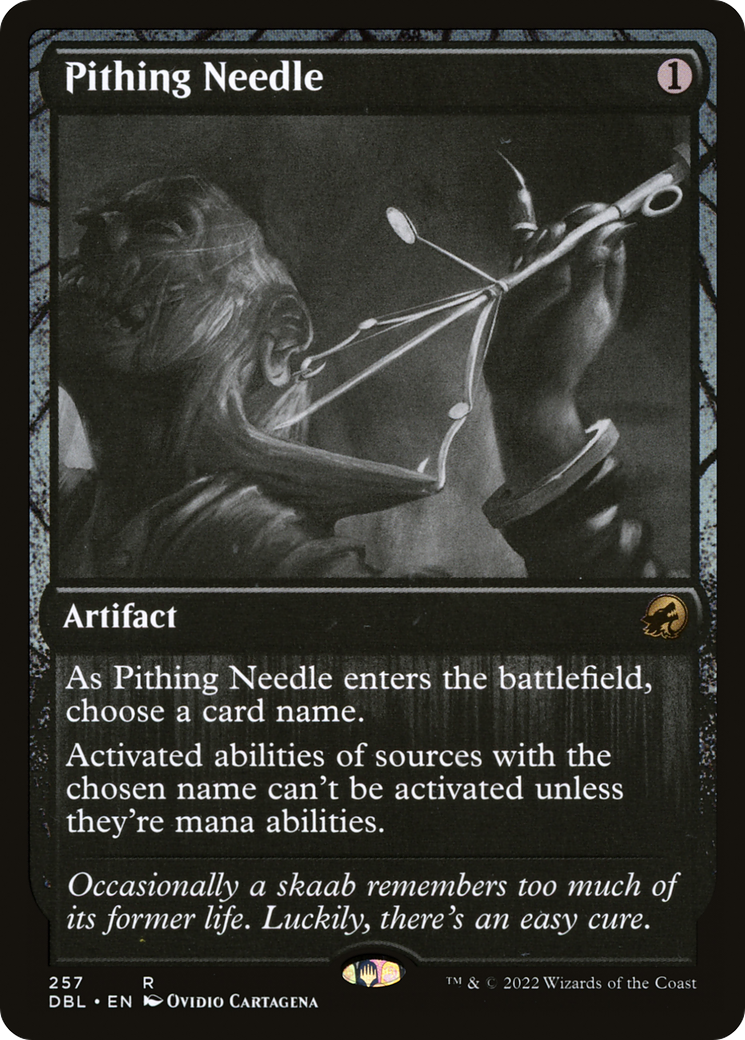 Pithing Needle (DBL-257) [Innistrad: Double Feature] MTG Single Wizards of the Coast