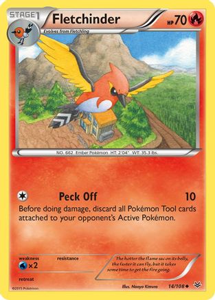 Fletchinder (/108) [XY: Roaring Skies] Pokemon Single Pokémon