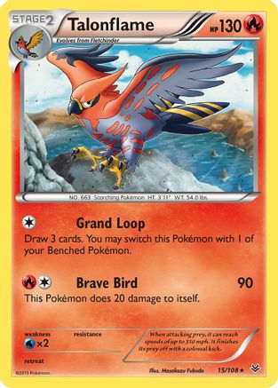 Talonflame (/108) [XY: Roaring Skies] Pokemon Single Pokémon