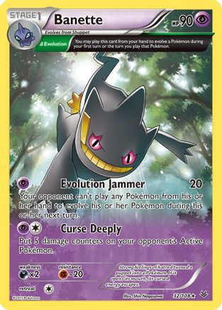 Banette (32 Delta) (32/108) Reverse Holofoil [XY: Roaring Skies] Pokemon Single Pokémon