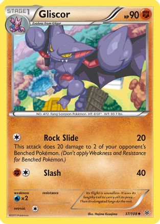 Gliscor (/108) Reverse Holofoil [XY: Roaring Skies] Pokemon Single Pokémon