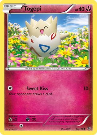 Togepi (43/108) [XY: Roaring Skies] Pokemon Single Pokémon