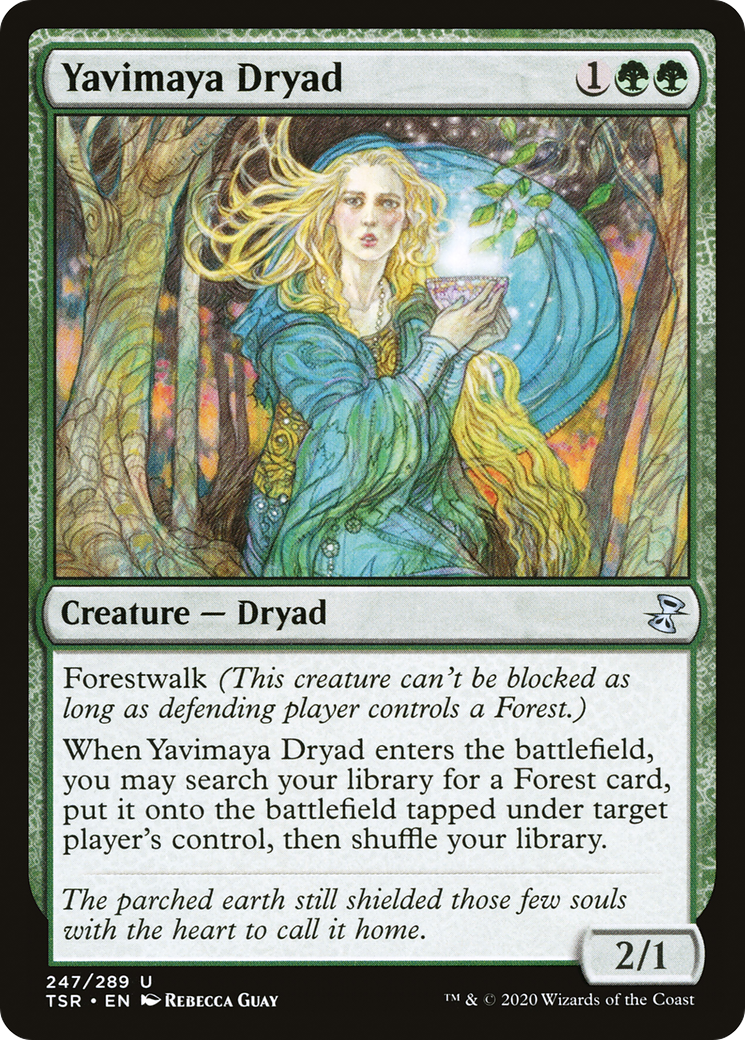 Yavimaya Dryad (TSR-247) [Time Spiral Remastered] MTG Single Wizards of the Coast