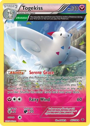 Togekiss (46 Delta) (46/108) Holofoil [XY: Roaring Skies] Pokemon Single Pokémon