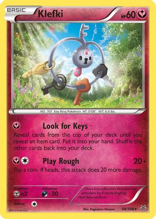 Klefki (48/108) Reverse Holofoil [XY: Roaring Skies] Pokemon Single Pokémon