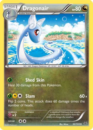 Dragonair (50/108) Reverse Holofoil [XY: Roaring Skies] Pokemon Single Pokémon