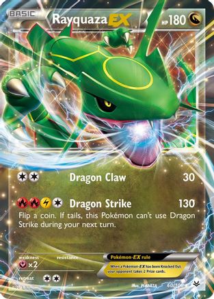 Rayquaza EX (60/108) Holofoil [XY: Roaring Skies] Pokemon Single Pokémon