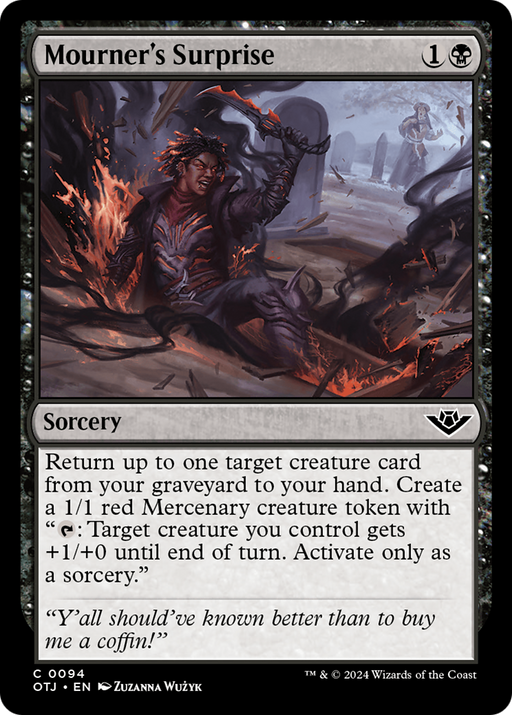 Mourner's Surprise (OTJ-094) [Outlaws of Thunder Junction] MTG Single Wizards of the Coast