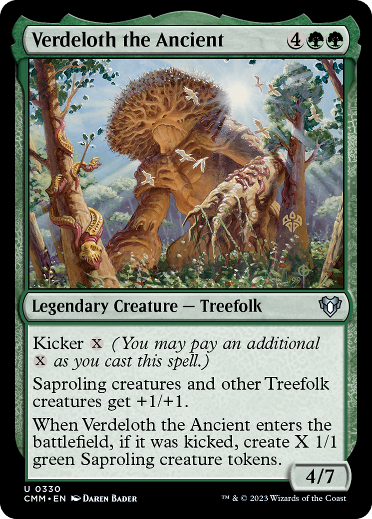 Verdeloth the Ancient (CMM-330) [Commander Masters] MTG Single Wizards of the Coast