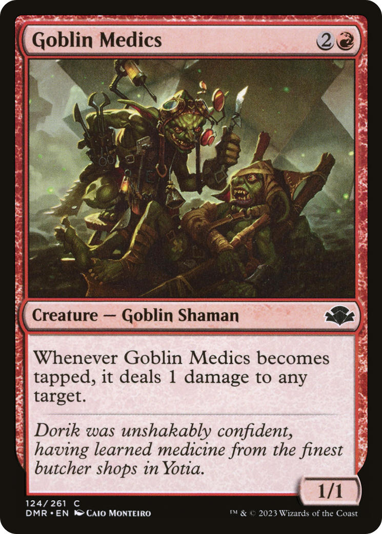 Goblin Medics (DMR-124) [Dominaria Remastered] MTG Single Wizards of the Coast