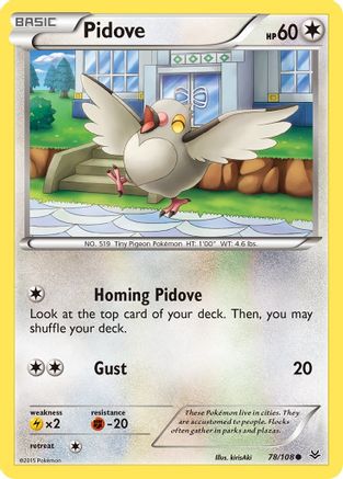 Pidove (78/108) [XY: Roaring Skies] Pokemon Single Pokémon