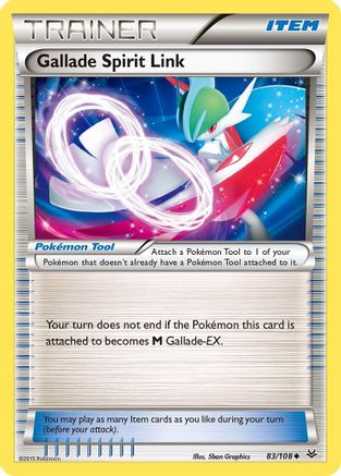 Gallade Spirit Link (83/108) Reverse Holofoil [XY: Roaring Skies] Pokemon Single Pokémon
